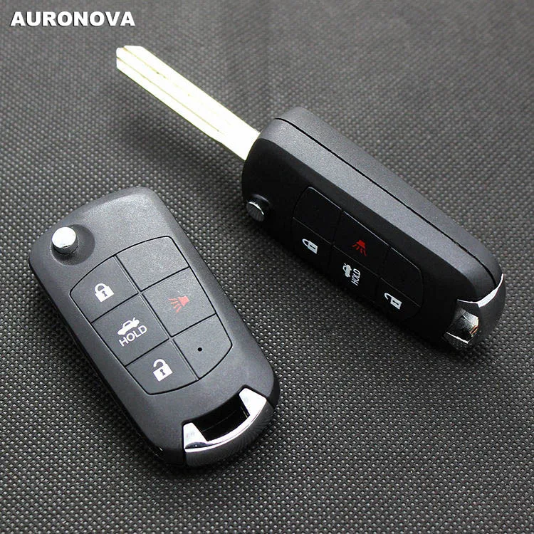 AURONOVA новый обновленный Складной Корпус ключа для Nissan Altima Versa Sentra Maxima 3 + 1