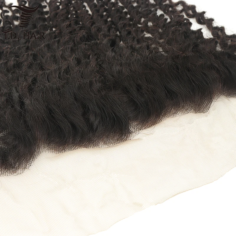 TD HAIR перуанские курчавые вьющиеся человеческие волосы пучки с естественной