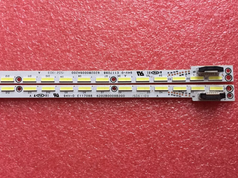 761 мм светодиодный Подсветка лампы светодиодные полосы 72 s для Sharp LCD 6553A 6202B0009A200/B200