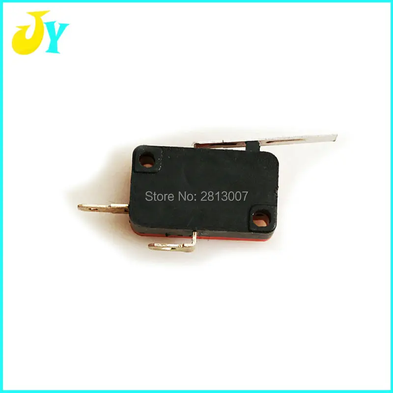 10 шт./лот 2-контактный микропереключатель красный с чипом для аркадных кнопок