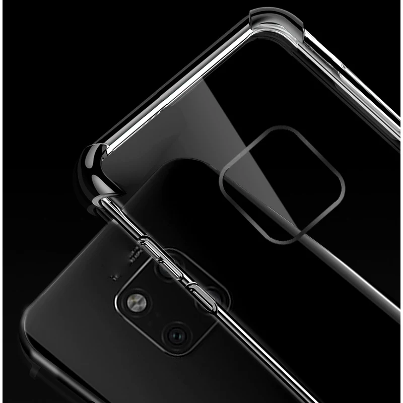 Чехол для HUAWEI mate 20 pro мягкий прозрачный чехол из ТПУ mate20 задней панели|Бамперы| |
