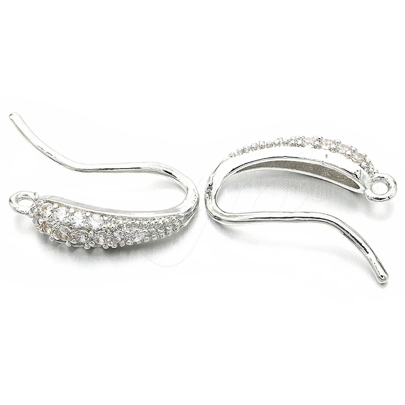 Новые Латунные Серьги с микро инкрустацией из фианита 12 мм * 18 аксессуары для