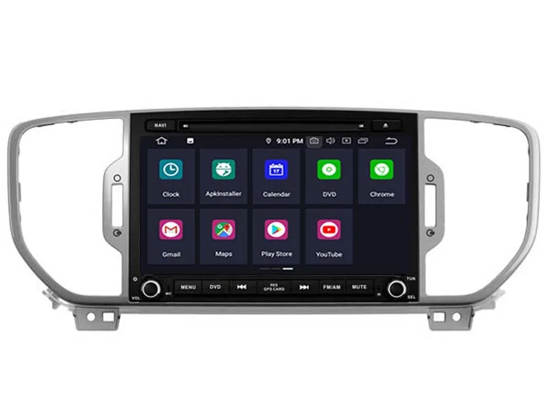 Android 9 0 OS автомобильный dvd-плеер для KIA SPORTAGE 2016 навигация SAT NAV 2 Гб ОЗУ + 16 Вспышка