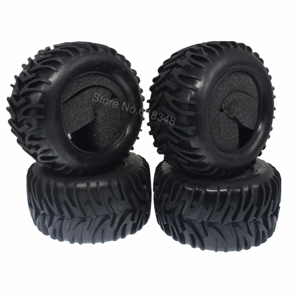 

4 шт., радиоуправляемые шины для внедорожников, диаметр 120 мм, ширина 71 мм, ширина 60 мм