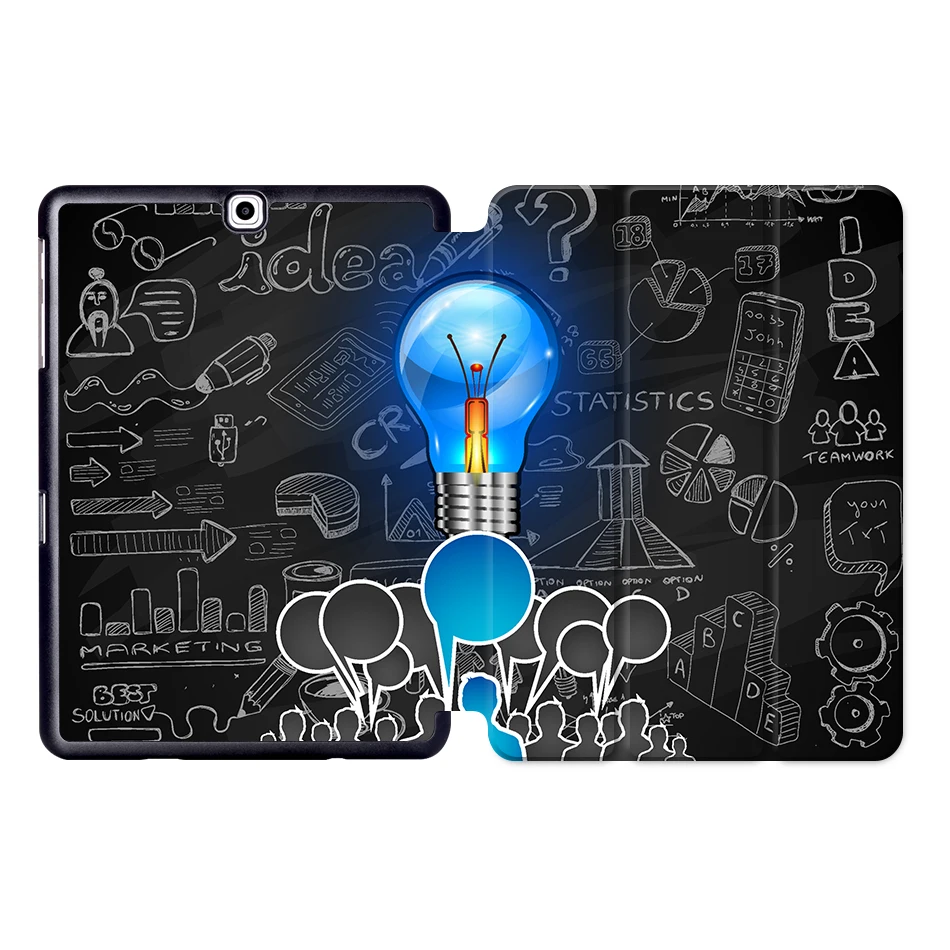 SS12 MTT Smart Cover для samsung Galaxy Tab S2 9,7 дюймов Чехол-книжка из искусственной кожи Подставка планшет чехол SM-T810 SM-T813 SM-T815 SM-T819 fundas - Цвет: SS12