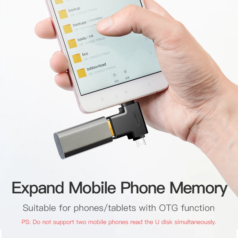 Vention Type C USB адаптер 3 0 OTG кабель 2 в 1 Micro конвертер для Xiaomi One Plus Nexus 6P | Электроника