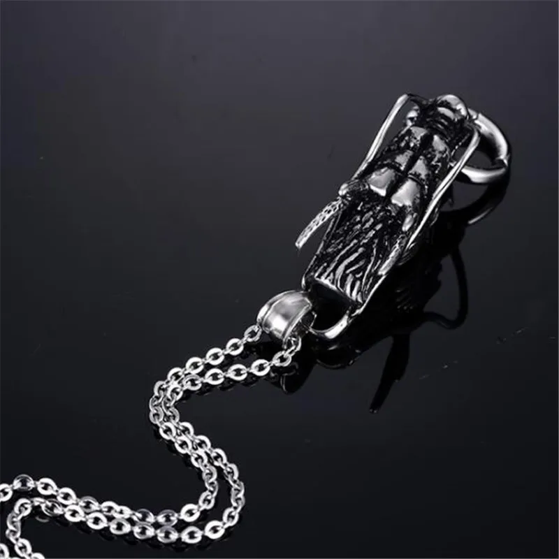 Punk Arrogance Stainless steel dragon head pendant for Men sliver color animal boyfriend Unique jewelry gift | Украшения и