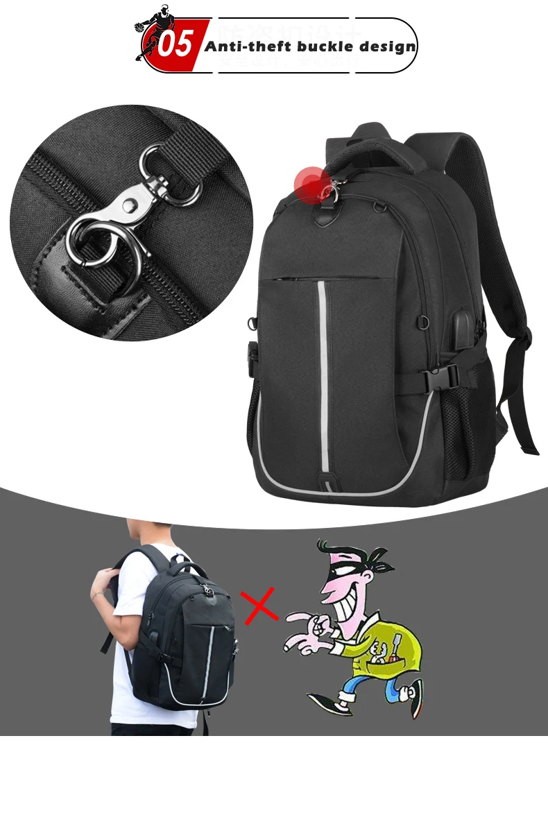 Senkey& style спортивный рюкзак на открытом воздухе зарядка через usb Оксфорд рюкзаки мужские водонепроницаемые дорожные рюкзаки средняя школьная сумка