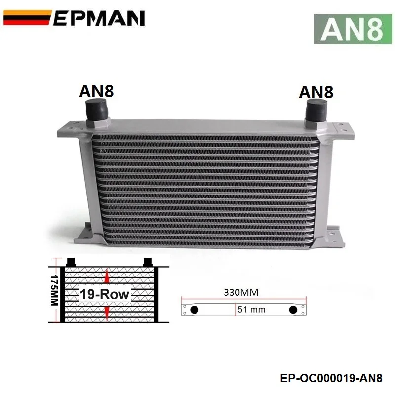 19 рядов охладителя масла британского типа/AN10 и AN8 EP OC000019|oil cooler|an10 oil cooleran8 cooler |