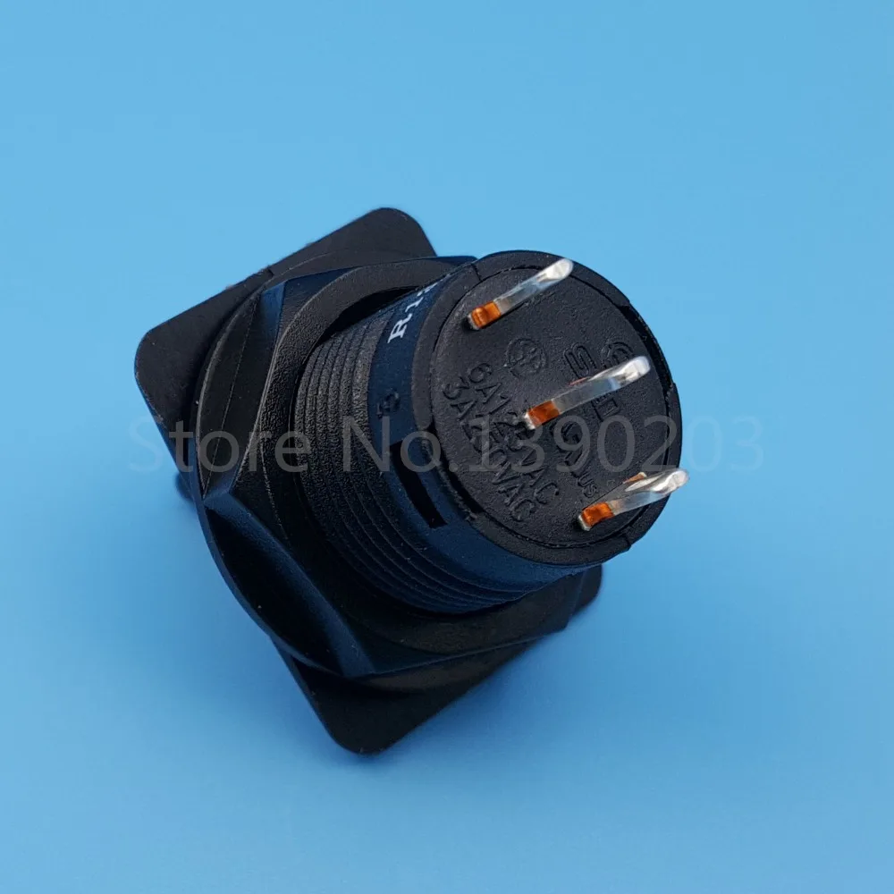 5 шт. черный SCI R13-402C 3Pin ON-ON 2 поддержание позиции круглый тумблер SPDT Панель