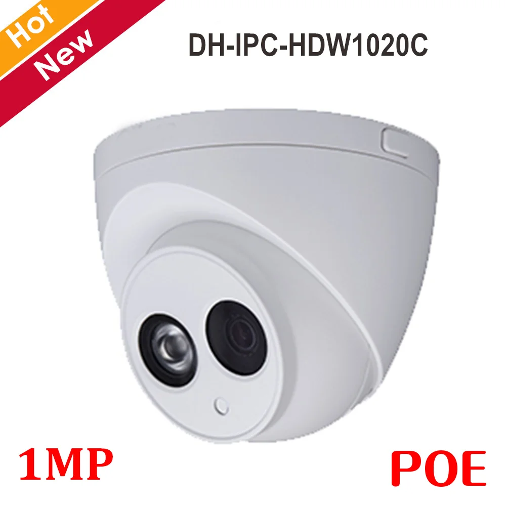 Цена оптовой продажи 1mp IP Камера IPC HDW1020C Водонепроницаемый IP67 Smart H.264 ИК 50 м
