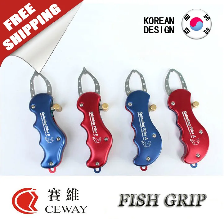 

Metal Fish Lip Grip Fishing Gripper Alloy Unhook Spinning Plier Clip Catcher Holder Controller Terminal Tackle Fishing Tools