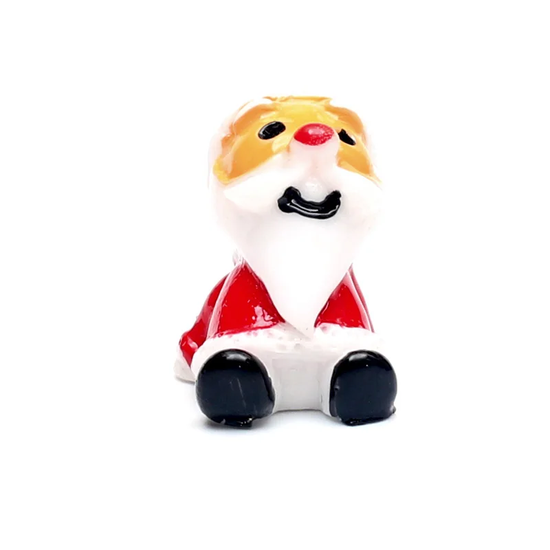 3D Dog 18x17x13mm 20 шт 12-39 мм кабошон из смолы рождественские украшения для поделок плоские с оборота фигурки и миниатюры для украшения дома Современные аксессуары - Цвет: 3D Dog 18x17x13mm