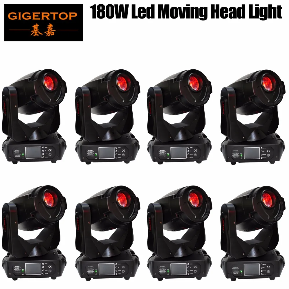 TIPTOP 8 Упак. 180 Вт Gobo Led Moving Head Light Tyanshine LED DMX512 сценическое освещение для DJ KTV