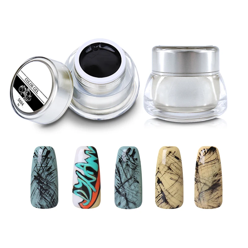 3D Нейл-арт краска, цветной гель для ногтей, наносимое самостоятельно Цвета рисовать Краски ing акриловые Цвет УФ-гель наконечник 12 Цветов Краски ing гель для ногтей, лидер продаж