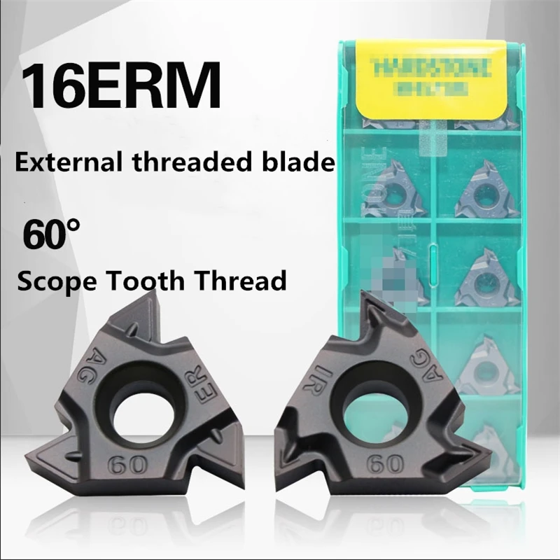 

Внешняя резьба с зубцами 16ERM AG60 WS5125, 10 шт., YZ66, 60 °