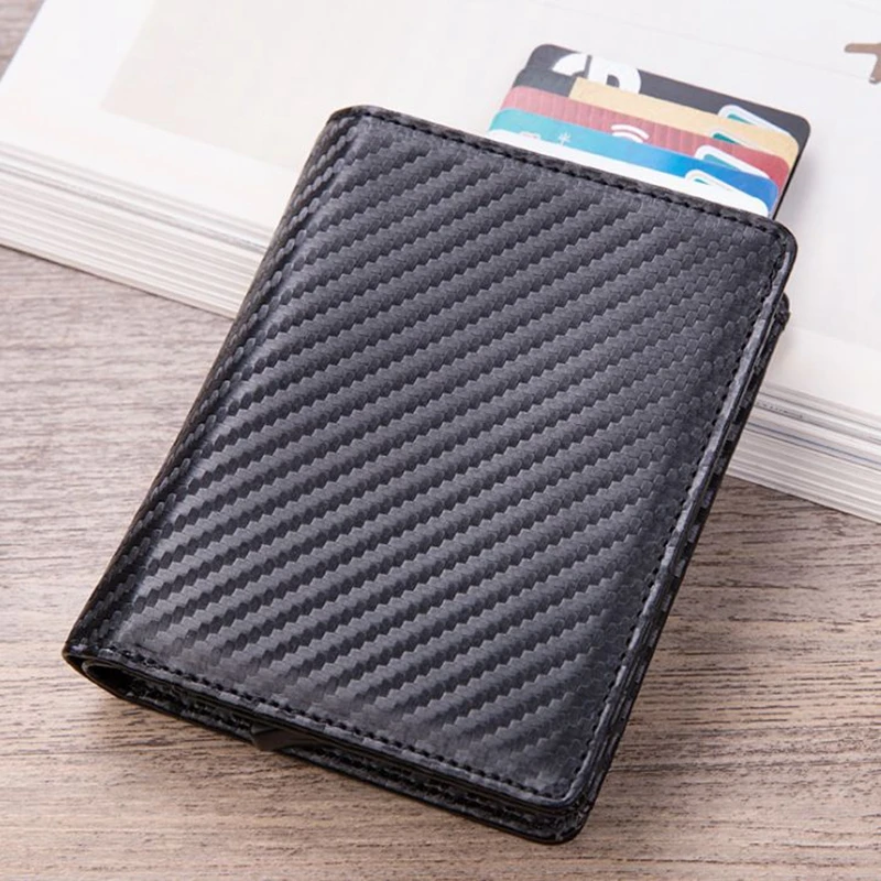 Автоматические держатели для ID банковских карт алюминиевый мужской RFID