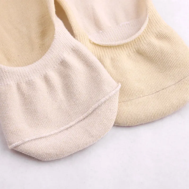 Летние тонкие носки с закрытым носком без застежек из силикона невидимые chausette