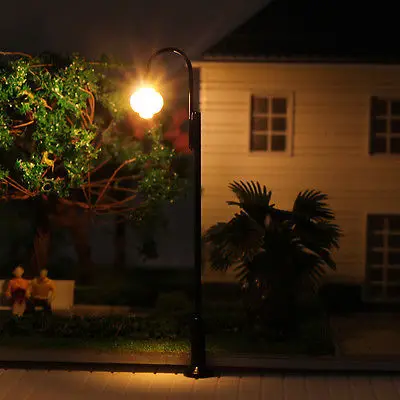 Evemodel 5 шт. модель железнодорожного поезда фонари для двора уличсветильник OO/HO LQS32