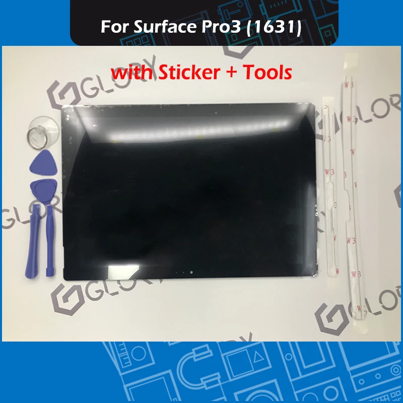 Новый TOM12H20 V1.1 LTL120QL01 003 LCD полностью для Microsoft Surface Pro 3 (1631) сенсорный экран + наклейка