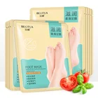 1 пара растительный экстракт ноги пилинг маска удалить омертвевшие чешуйки кожи увлажняющий крем для лица гладкой кожей ног Уход за лицом маски Красота носки, Прямая поставка
