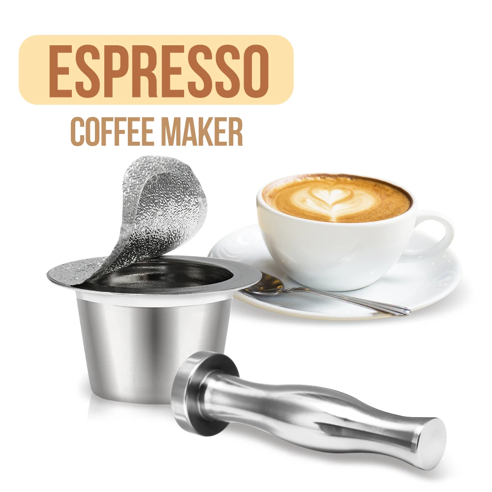 Многоразовая капсула Nespresso многоразовая нержавеющая сталь кофейная корзина