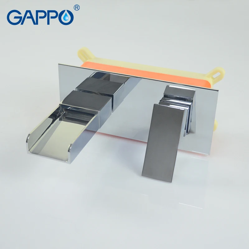 Смеситель для раковины GAPPO латунный настенный кран ванной комнаты водопад |