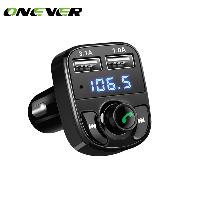 Автомобильный комплект Onever Bluetooth MP3 плеер беспроводной fm-передатчик Радио