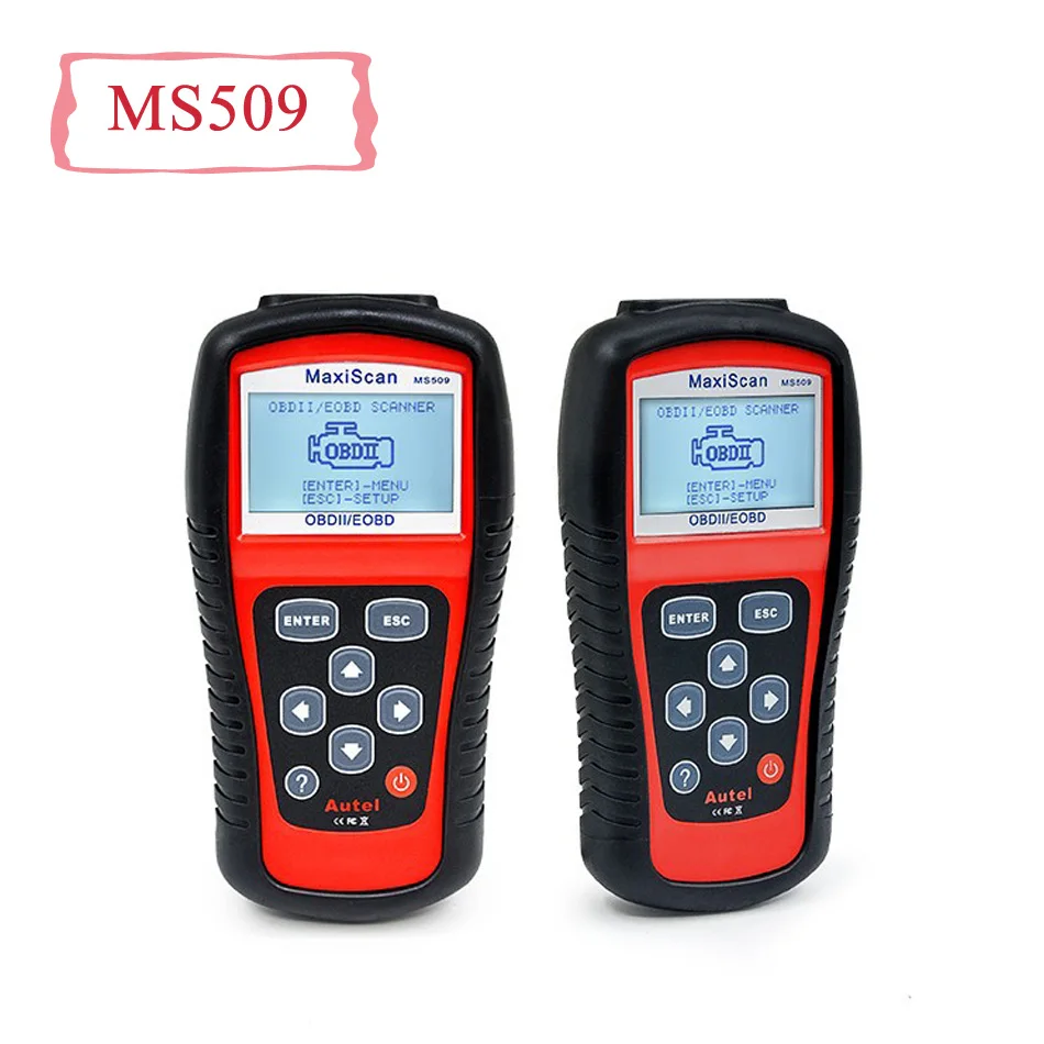 Autel MaxiScan MS509 OBD2 диагностический сканер неисправностей двигателя считыватель