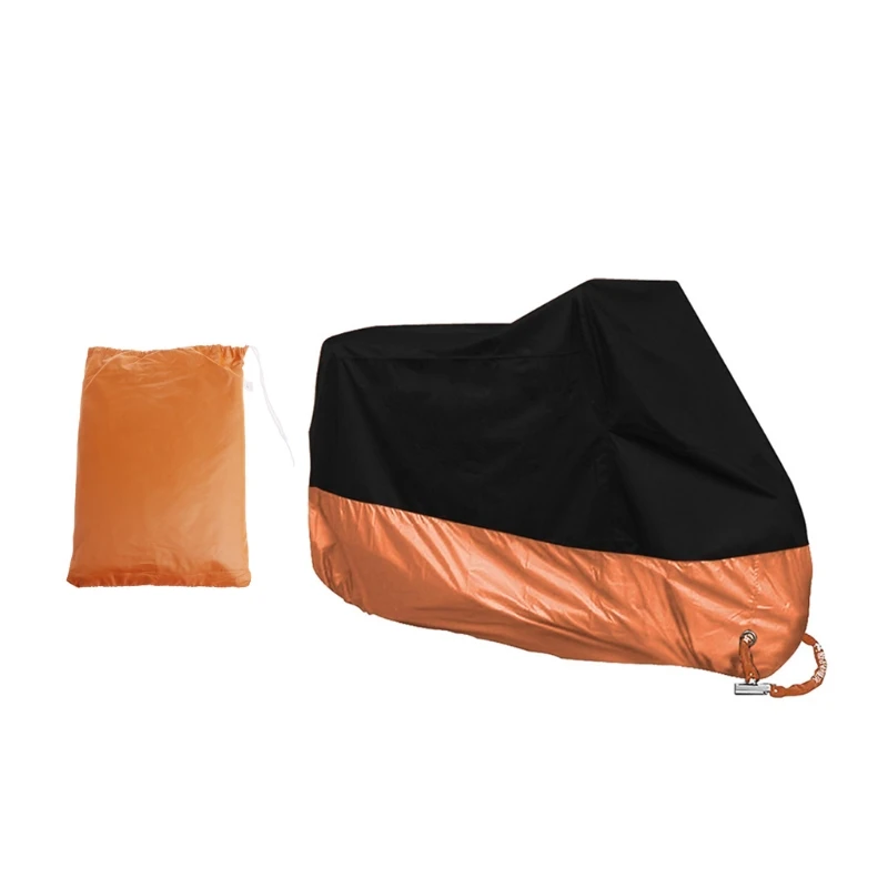 

Orange L/XL/XXXL Motorcycle Cover Waterproof For Harley Davidson Street Glide Touring qiang