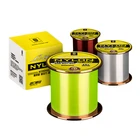 Рыболовная леска ZUKIBO, 500 м, 100% нейлоновая прочная леска, 3 цвета, сверхпрочная японская леска 6-40 фунтов, для морской и пресной воды