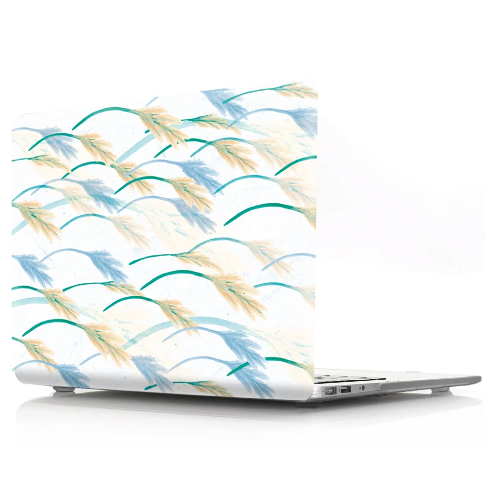 Чехол для ноутбука с цветной печатью в виде листа для Macbook Air 11 13 Pro retina 12 13 15 дюймов цвета с сенсорной панелью Pro 13 15 Air 13