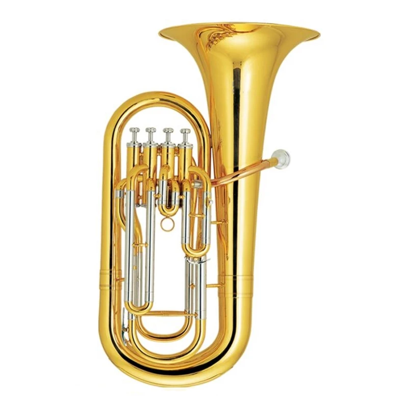 4 поршня euphonium желтый латунный роговой лак с Чехол и мундштук, музыкальные инструменты профессиональный