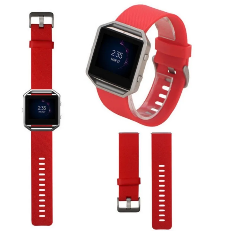 Новый силиконовый резиновый сменный ремешок для часов Fitbit Blaze | Наручные часы