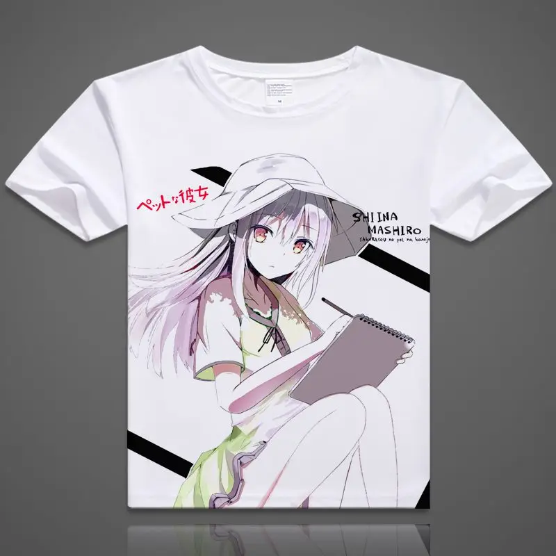 Футболка для косплея с принтом Sakurasou no Pet na Kanojo футболка коротким рукавом