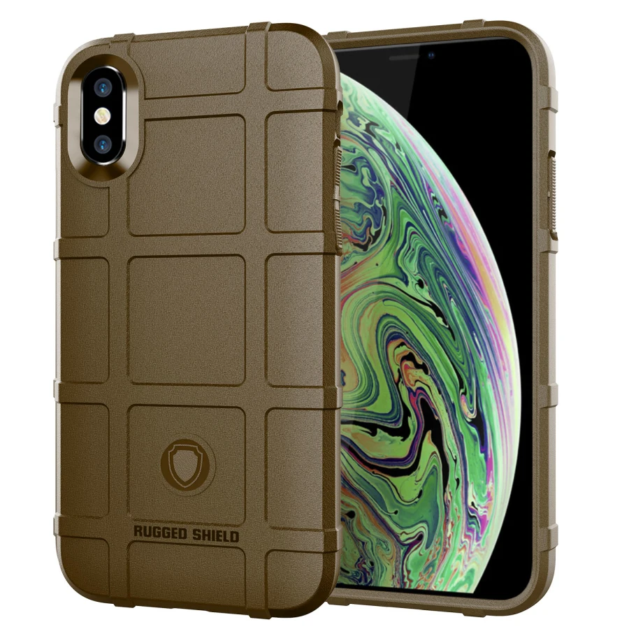 For APPLE iphone 7 8 plus X XS max XR 6 6S Soft TPU Silicone Armor Shockproof Back Cover Rubber Case 6plus 7plus 8plus 10 |