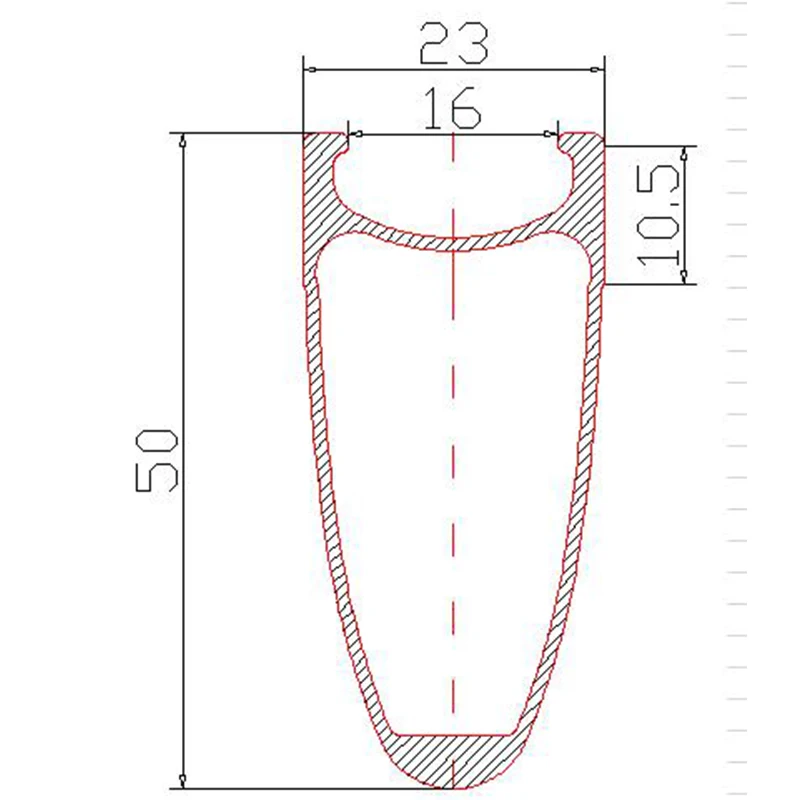 700c Углеродные дорожные велосипедные диски ширина 50x23 мм клинчерная 3k UD колеса для