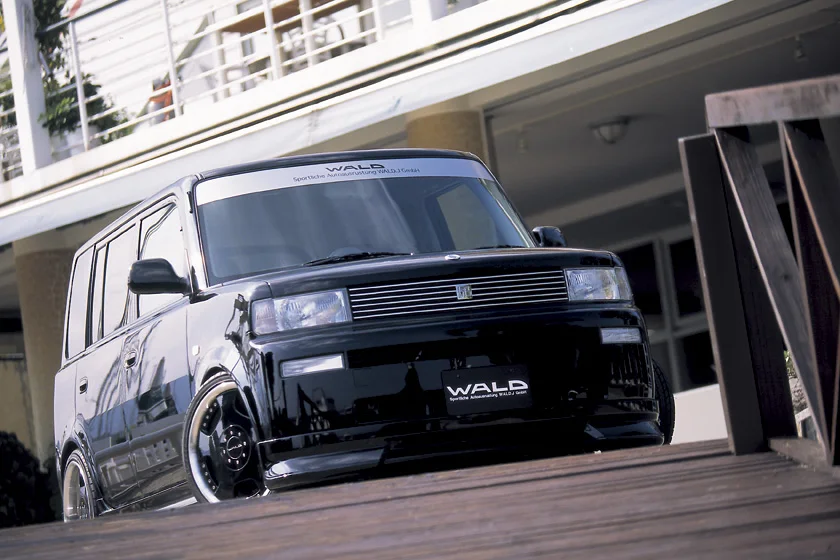 Для Toyota Scion BB NCP XP30 (2000 2003) WD FRP передний/задний спойлер/боковая юбка (пред facelifted)