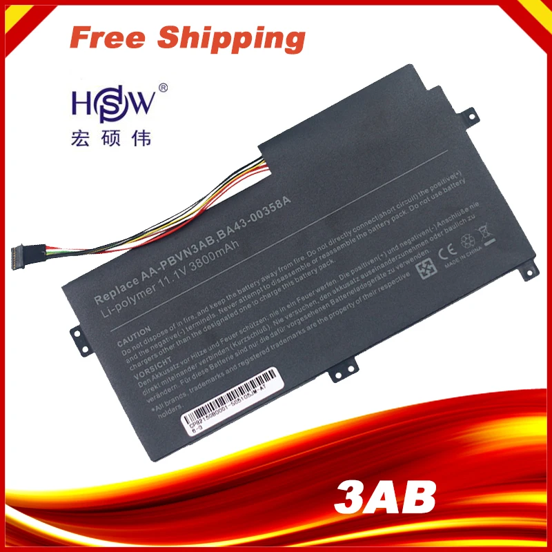 HSW Аккумулятор для ноутбука samsung ATIV книга 4 470R5E 3370R4E 3370R5E 5510R5E NP370R4E NP370R5E NP370R5e NP450R4V NP450