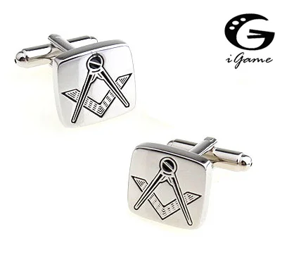 Новинка запонки iGame розница по Заводской Цене для мужчин из медного материала с