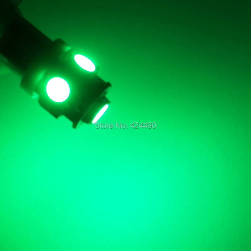 Aorunyebao 5 шт. T11 BA9S 5050 5SMD светодиодный белый светильник лампы для фар светильник источник автомобиля 12V светодиодные лампы T4W укрыты внутренной сводной освещение подсветка приборов