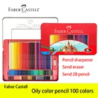 Faber Castell 100 цветной масляный карандаш ляпис-де-кор Классический Профессиональный художник живопись и рисование карандаши для рисования товары для рукоделия