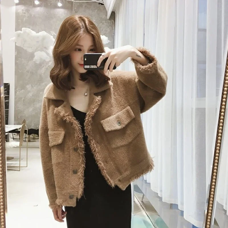 

Faux sheepskin coat women winter warm 2018 new arrivals outerwear coats woman winter 2018 fahion sheepskin womens coats KK2508