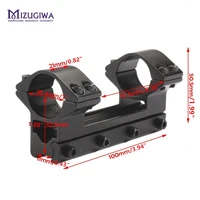 tactical 25 4 mm 1 rings one piece high profile mount with stop pin fit dovetail 11mm weaver rail pistol magnum airgun