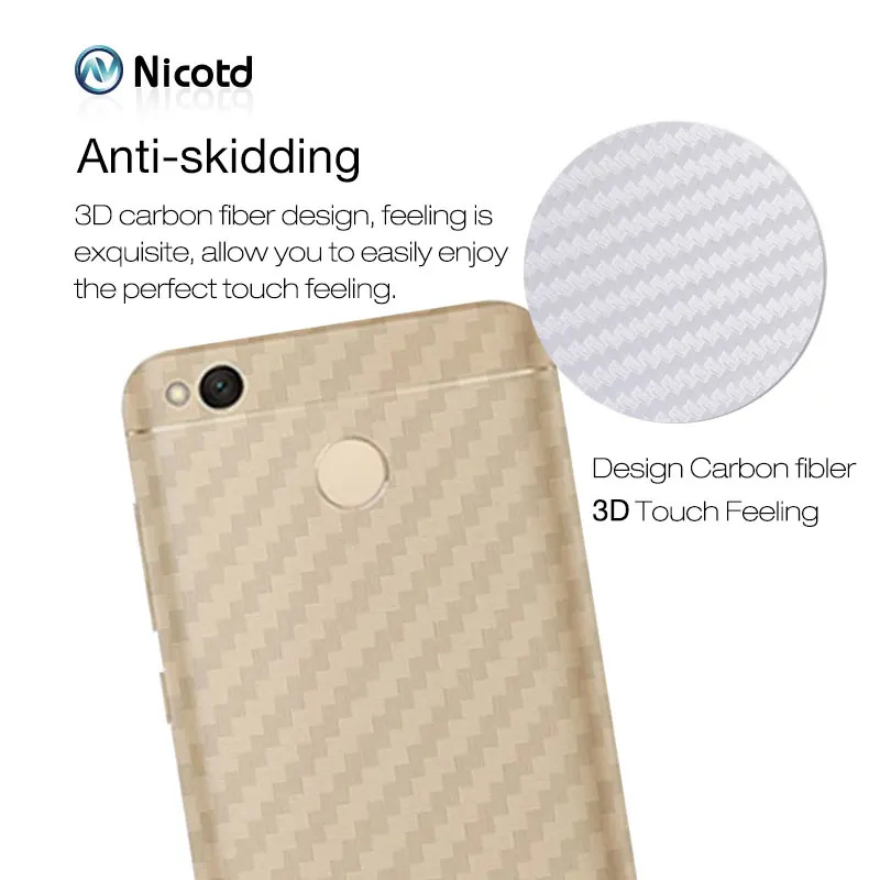 Nicotd HD углеродное волокно 3D мягкая пленка для Xiaomi Redmi 6 pro 6A прозрачная защитная redmi