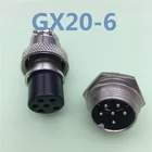 1 шт. GX20 6-контактный штекер и гнездо 20 мм, проводной панельный разъем, Авиационная вилка L98 GX20, круглый разъем, розетка, бесплатная доставка