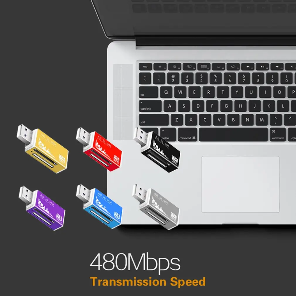 4 в 1 Micro USB 2 0 кардридер usb адаптер для SD карты TF M2 MMC MS PRO DUO | Компьютеры и офис