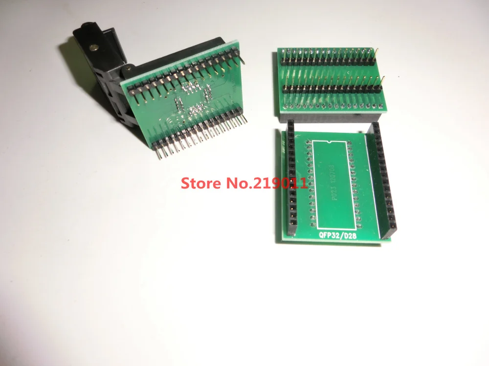 Плата программатора TQFP32 QFP32/ LQFP32 к DIP28 dip32|socket dip28|sockets programmersocket 8 |