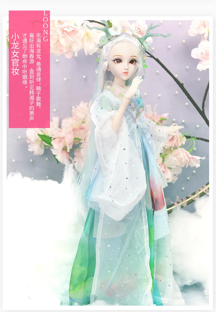 Дневник королева 1/4 BJD кукла шарнир тело маленький Дракон Девушка с макияжем включая одежду обувь волосы изысканный подарок коробка игрушка, SD