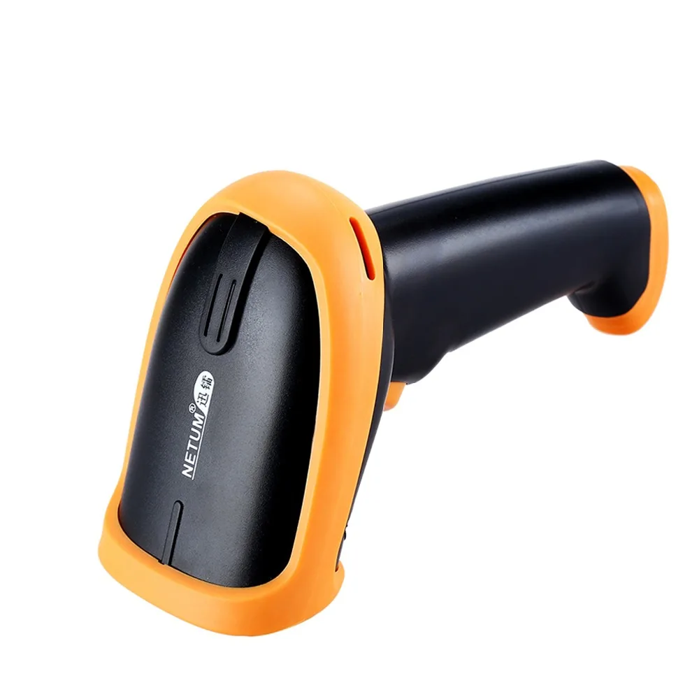Оригинальный беспроводной сканер штрих кода Netum S2 1D USB считыватель кодов Ручной